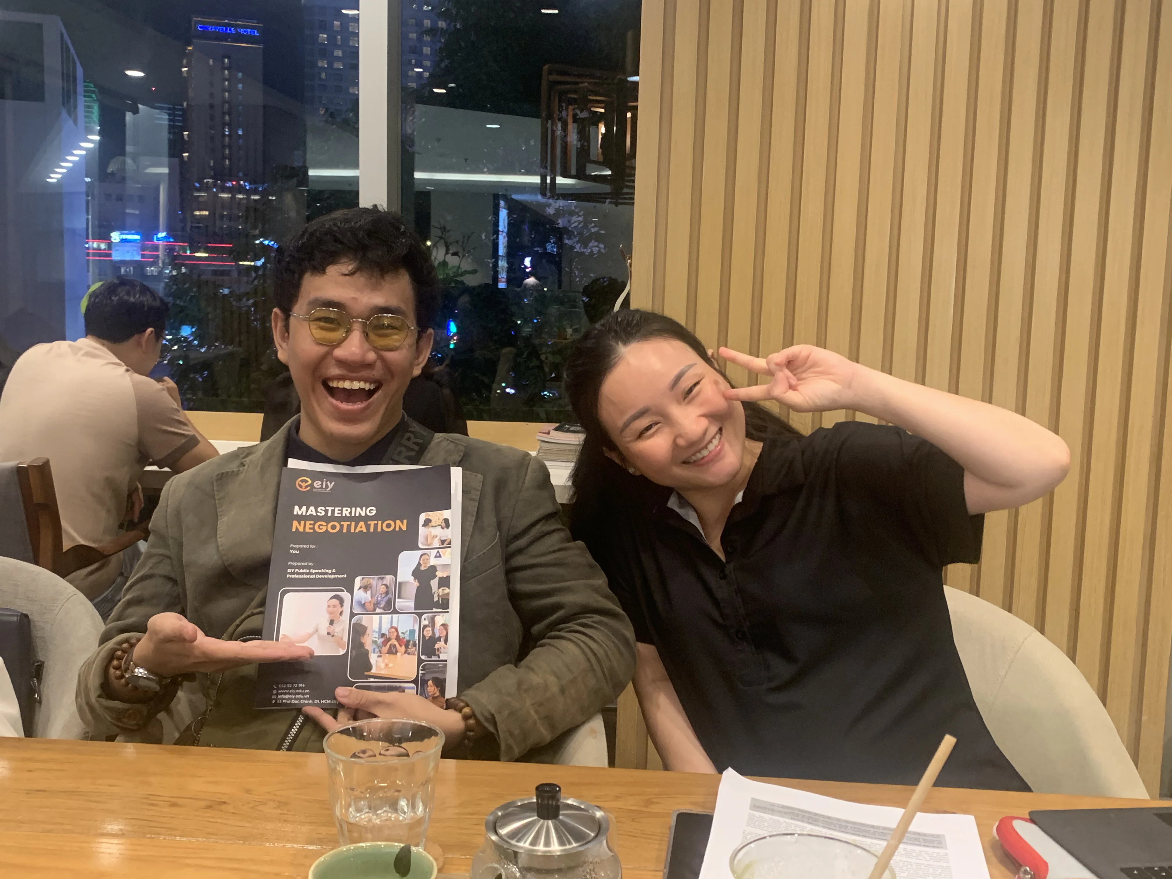 With Program Director Lan Anh